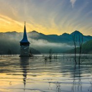 World___Romania_Flooded_church_at_dawn._Romania_096178_